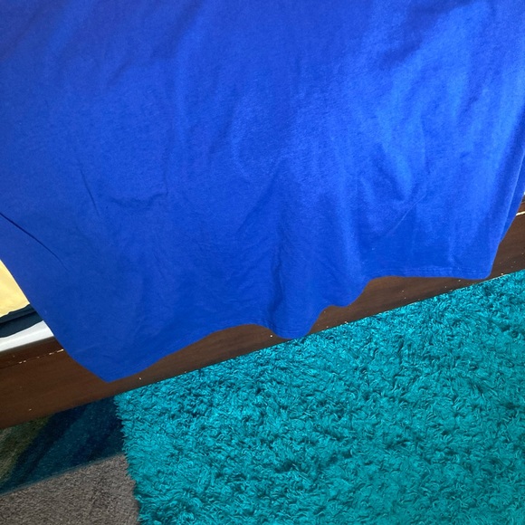 Large Women’s Blue Maxi Long Flo Style Vibe Dress - Picture 2 of 4